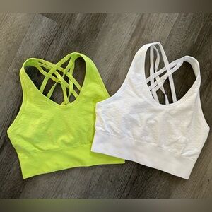 🌻 NWOT Crisscross Back Seamless Sports Bra Bundle 🌻
